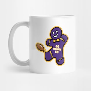 Minnesota Vikings Gingerbread Man Mug